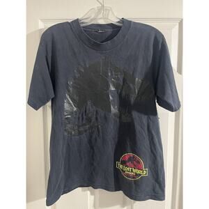 Vintage 1997 The Lost World Jurassic Park Shirt Sz M T-Rex Dinosaur